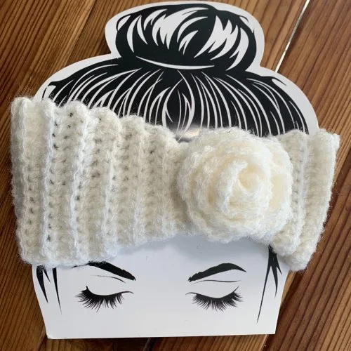 Bandeau Neige - Fleur