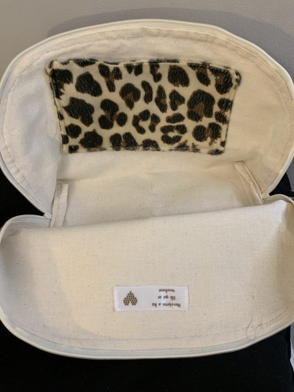 Trousse demi-lune XL - Fauve