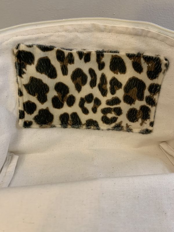 Trousse demi-lune XL - Fauve