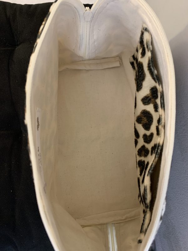Trousse demi-lune XL - Fauve