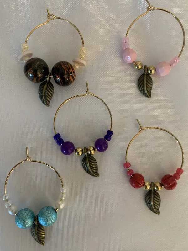 Bijoux de verre - Feuillage
