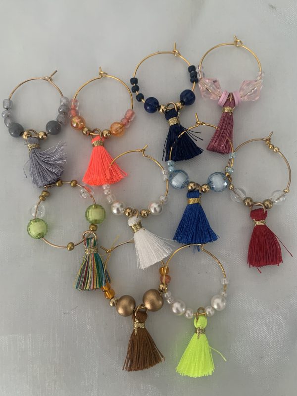 Bijoux de verre - Pompons