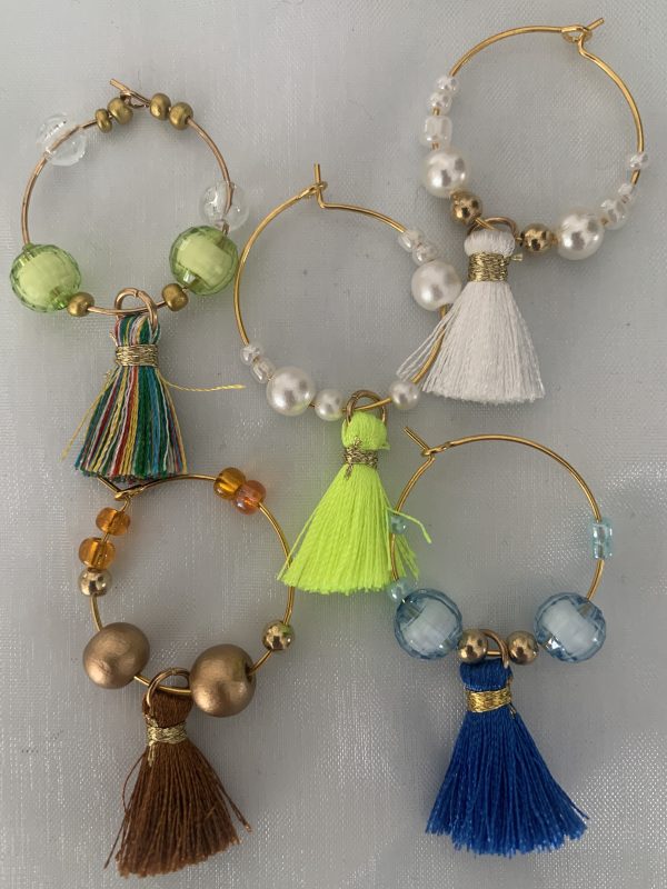 Bijoux de verre - Pompons