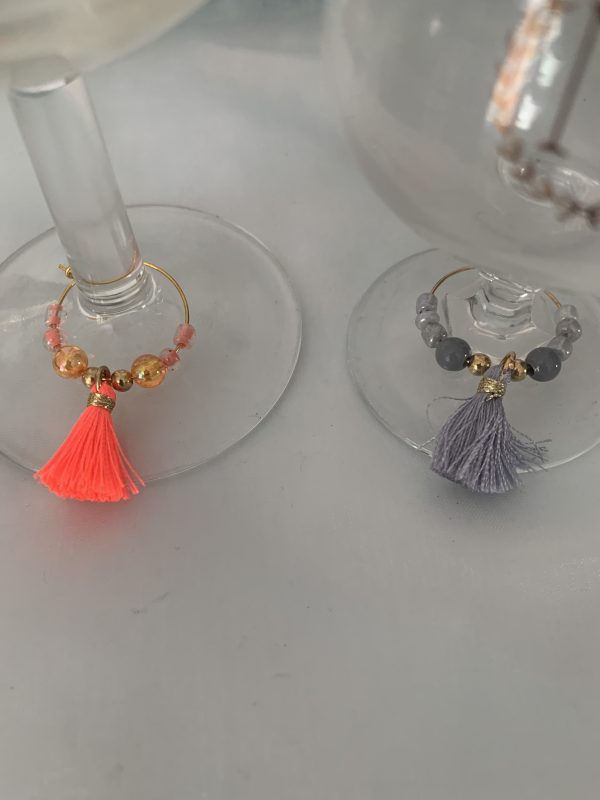 Bijoux de verre - Pompons